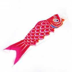 Windsock in the shape of a red koi carp, KOINOBORI AKA